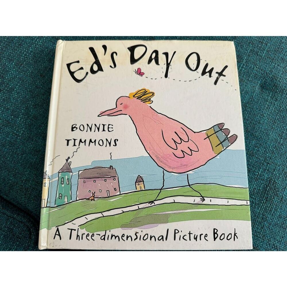 Ed's Day Out by Bonnie Timmons Pop-Up 3-D Book RARE HTF Out of Print Collectible